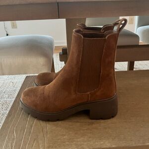 Steve Madden Brown Suede Ankle Boots